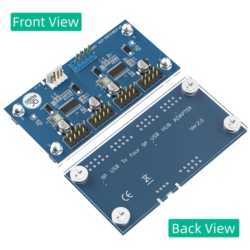 USB2.0 9Pin Multiplier Hub Port with Base for Efficient Use Adapter
