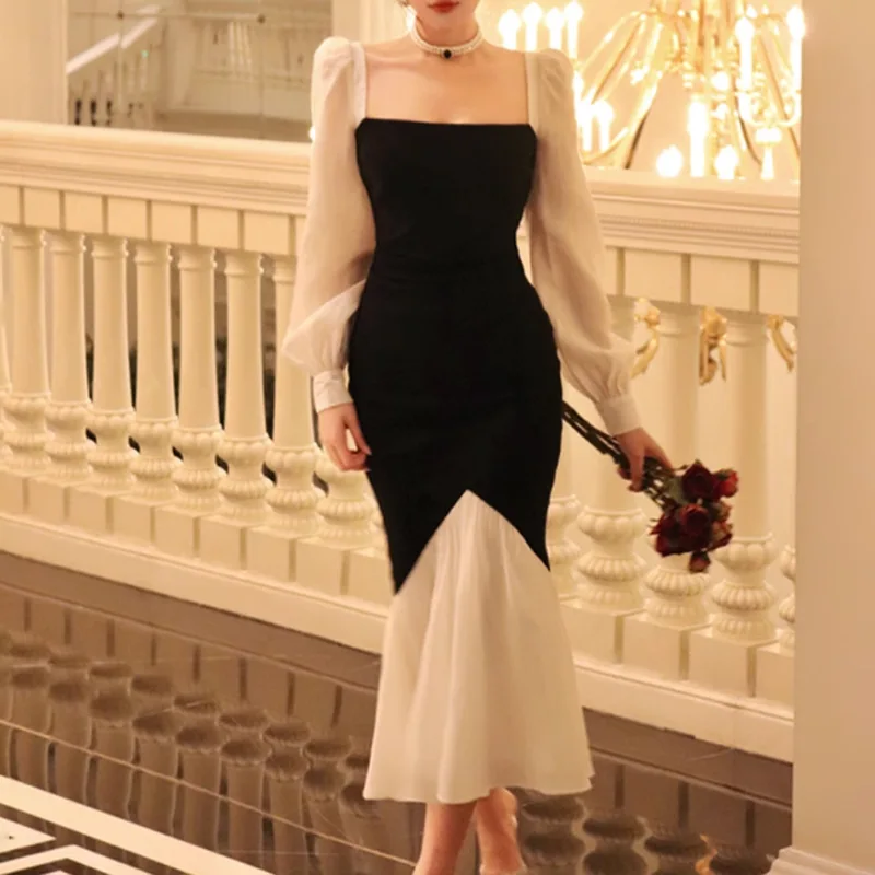 

Коктейльные платья, женская одежда, роскошные платья на день рождения, платье для выпускного вечера, женское облегающее платье, роскошное длинное цельнокроеное корейское платье