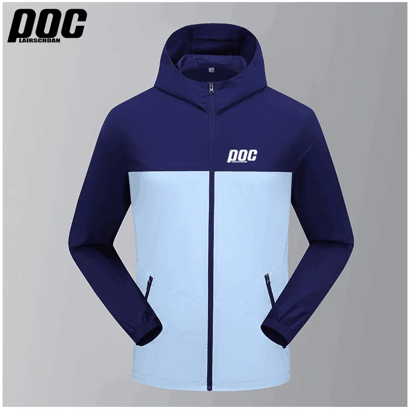 Lairschdan Poc Cycling Trench Coat, Wind Resistant Waterproof Jacket Mountain Bike Road Windbreaker Long Sleeve Cycling Clothes