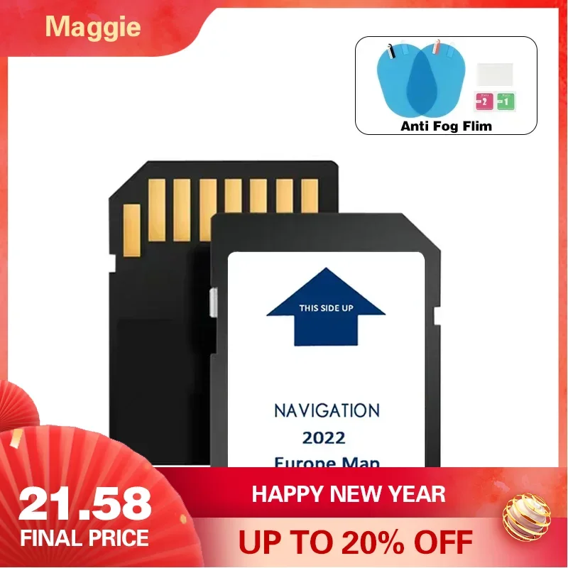 Europe Navigation Sd Map Software Gps Sat Nav Card 2022 Per Iveco Stralis Hi-Way Car