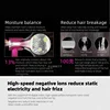 Professional Leafless High-power Hair Dryer Electric Hair Brush Quick-drying Intelligent Temperature Negative Ions 5