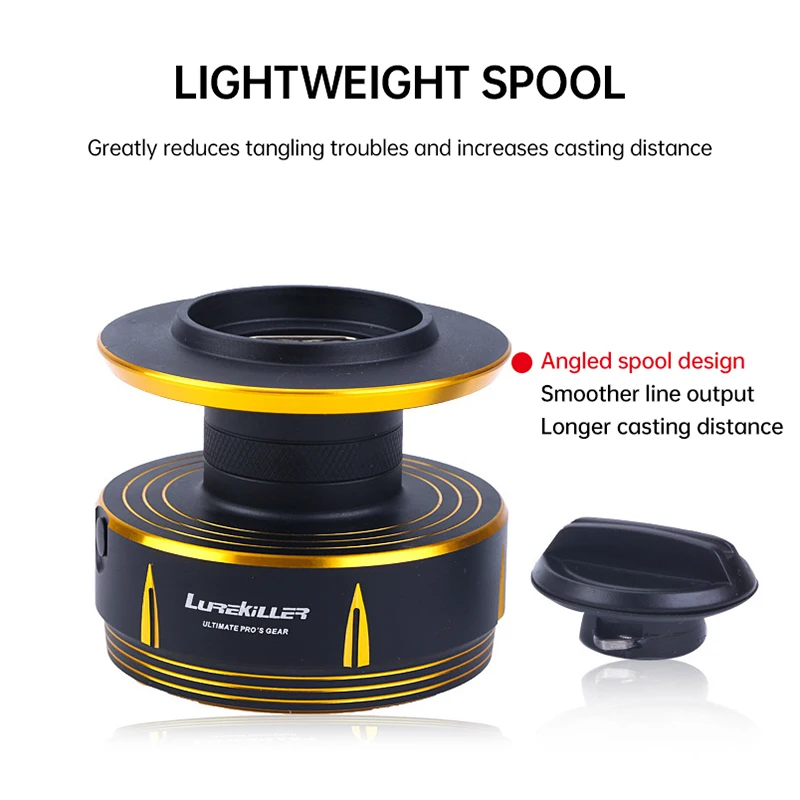 Lurekiller SW6000HG/SW10000HG Spinning Jigging Reel Metal High