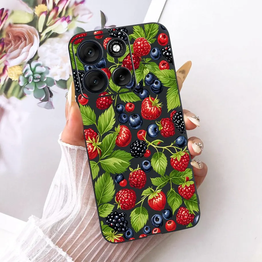 Stylish Bowknot Flower Soft Silicone Phone Case