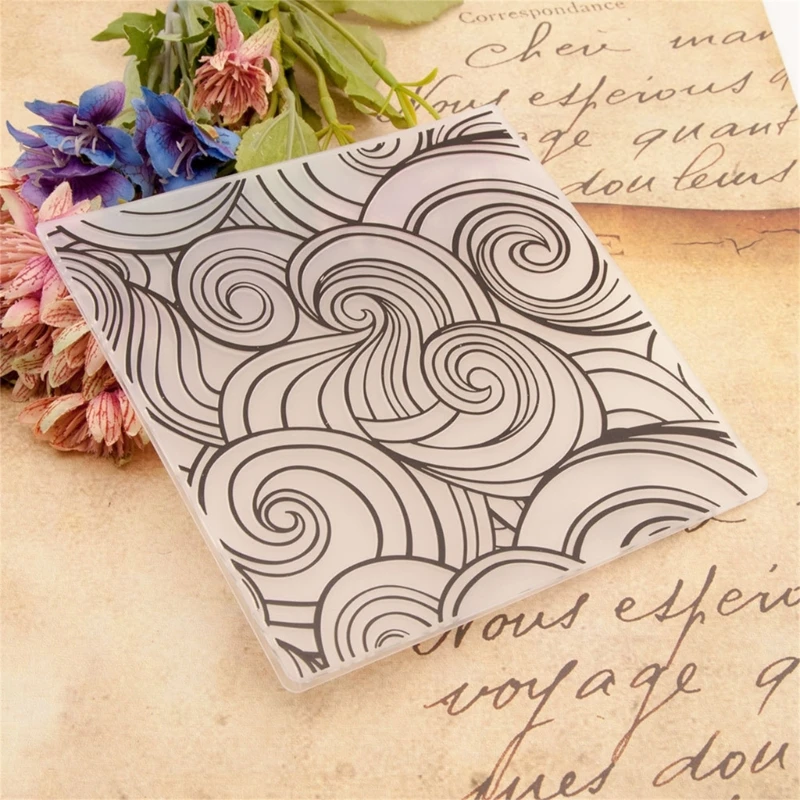 Plastic Embossing Folder for Scrapbooking DIY Album Card Making Decoration