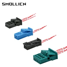 

1 Set 2 3 4 Pin 1-968700-1 1355620-1 Auto Stereo Connector Car Speaker Plug Treble Plug Rain Sensor Strip Line Socket For VW BMW