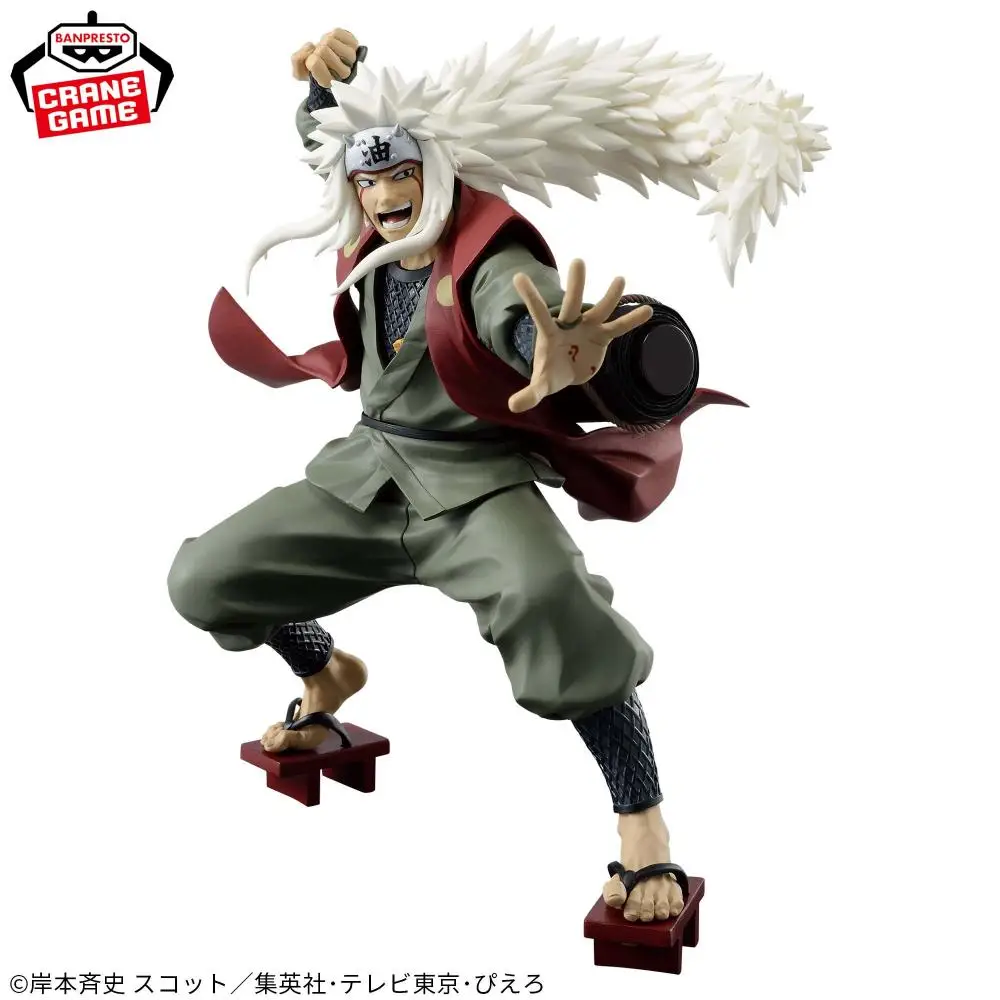 BANPRESTO Jiraiya Figure – Naruto Shippuden Official Collectible with Box