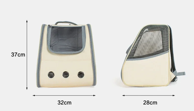Portable Pet Cat Carrier Bag Cat Backpack Breathable Shoulder Bag for Small Dogs Carrying Pet Supplies Outdoor Travel Backpack