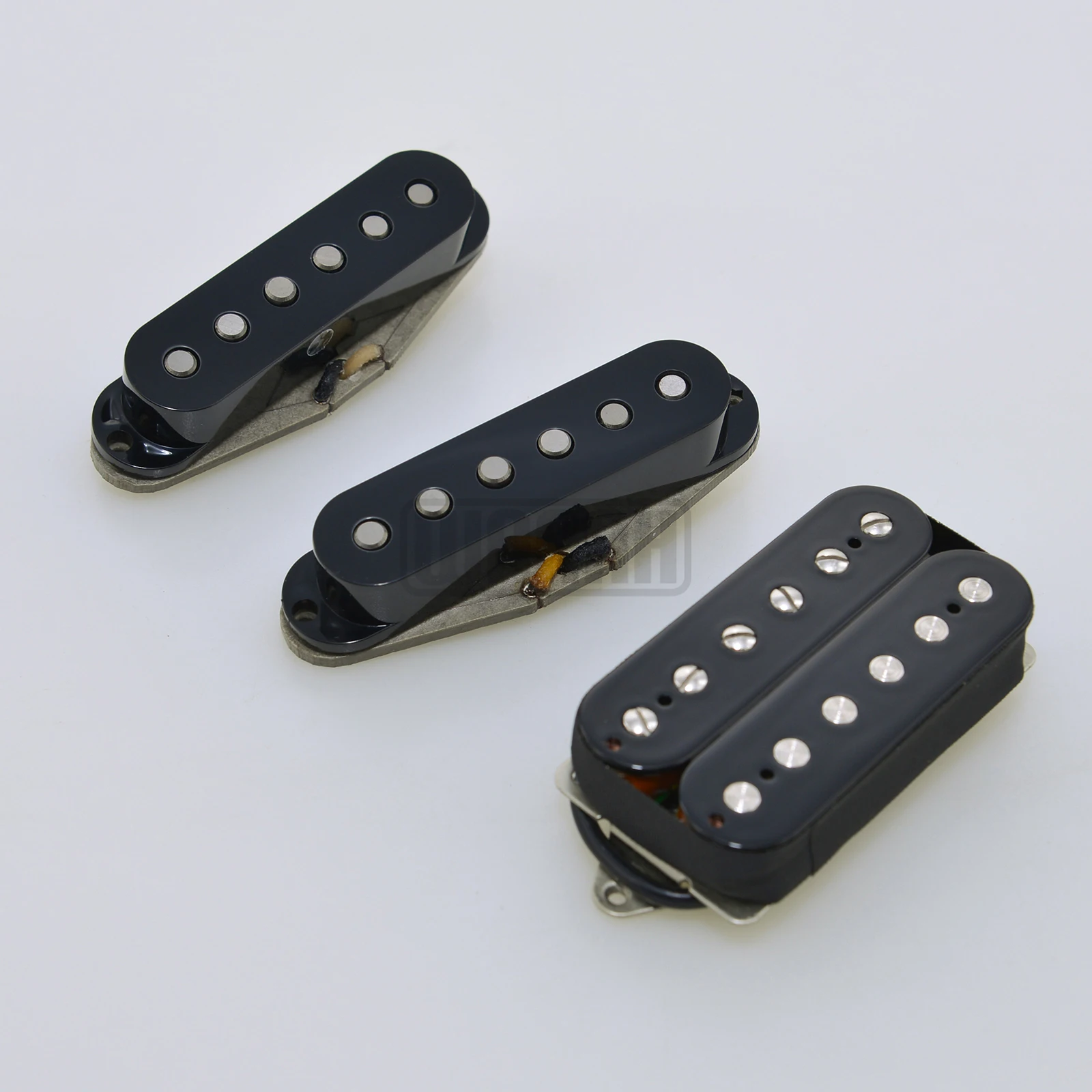 WAAAH 手巻き V70 60's HSS ダブルコイルギターピックアップアルニコ 5