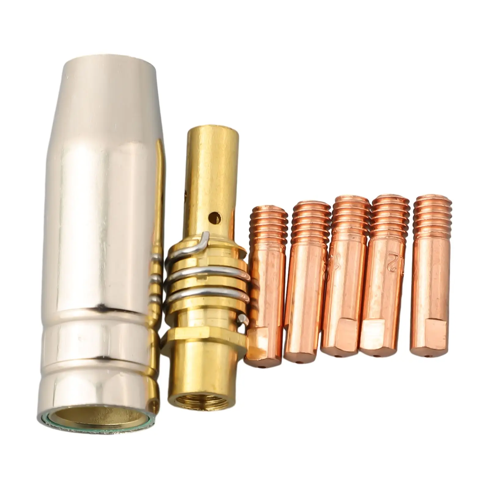 

Protective Nozzle Mig Contact Tip Consumables MIG Welding MB15 15AK Contact Tip 0.8/1.0/1.2mm With Tip Holder Conductive Tips
