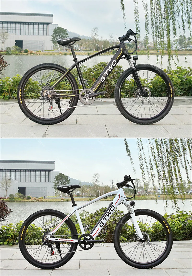 Electric Mountain Bicycles Two Wheels Electric Bicycles 26 Inch 350W 48V Smart Adults Electric Scooter Bike With Seat (24)