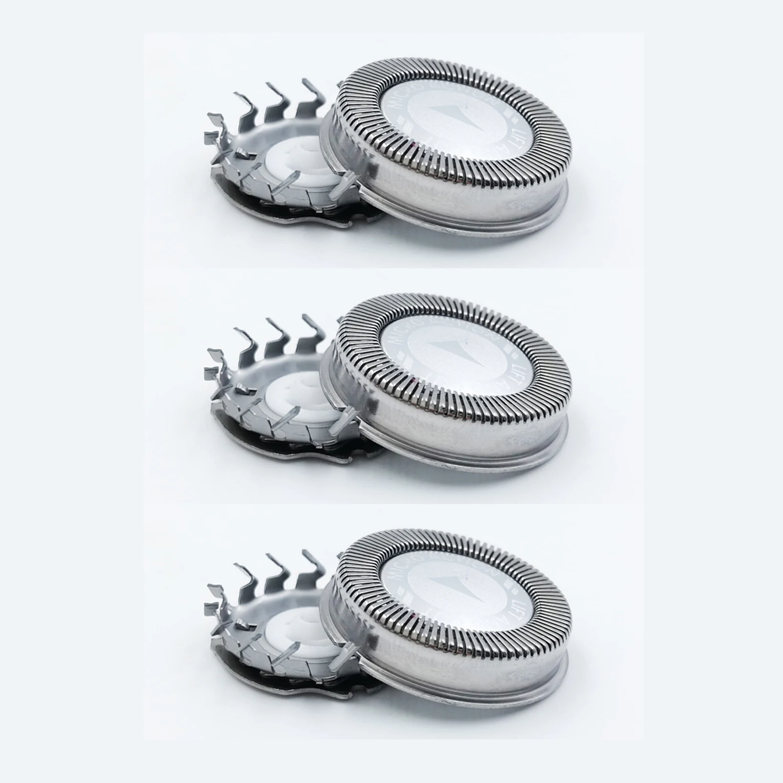 3X Shaver Heads foil blade cutters fits Philips philishave shaving razor HQ2 20 HQ20 HQ22 HQ26 HQ262 HQ220 HQ222 HQ240 HQ2405