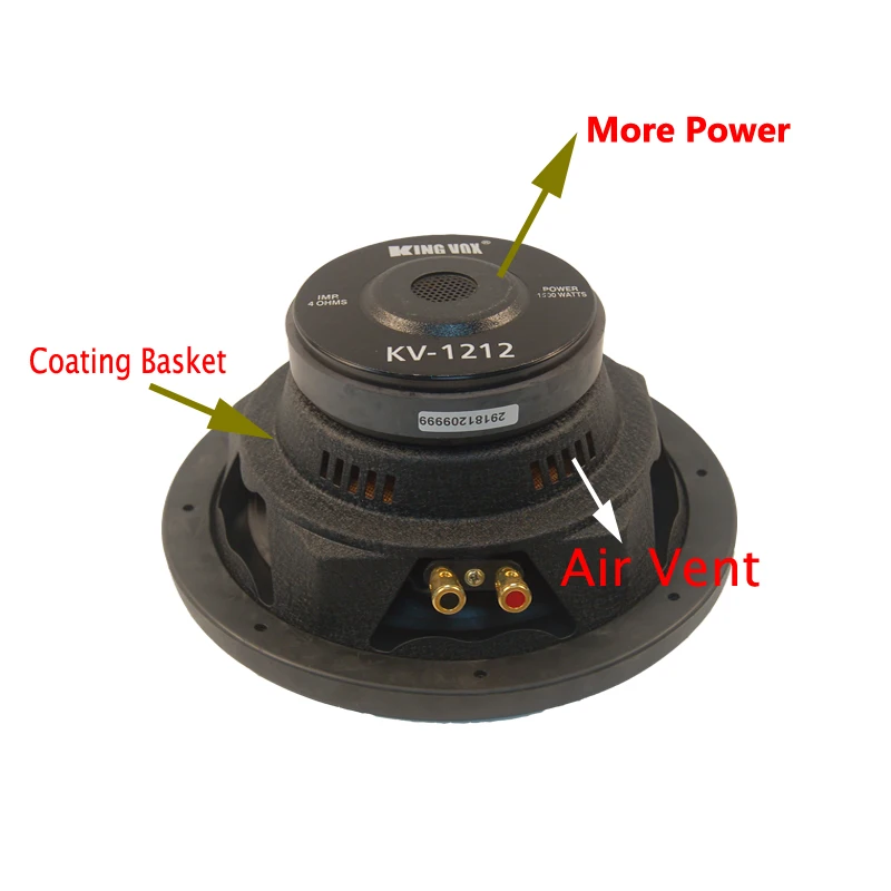 12 Inch Car Audio Speaker Bass Spider 