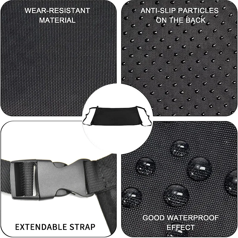 Car Travel Foot Rest Portable Long-distance Trip Foot Hammock for Airplane High-speed Rail Sleep