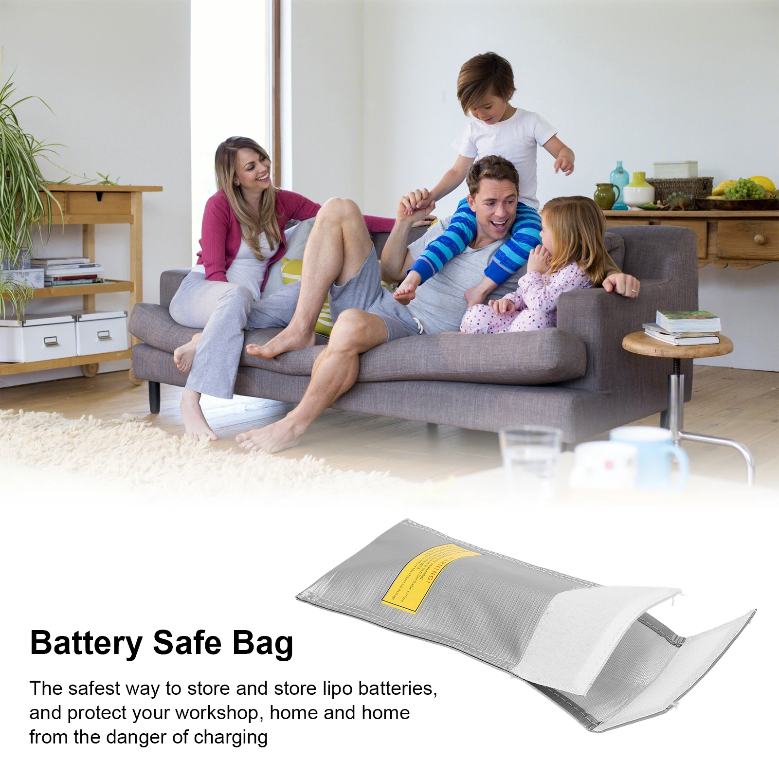 Battery Bag Fireproof Battery Pack Lithium Battery Safety Bag Fireproof And Explosion Proof Bag For Airplane Model Battery