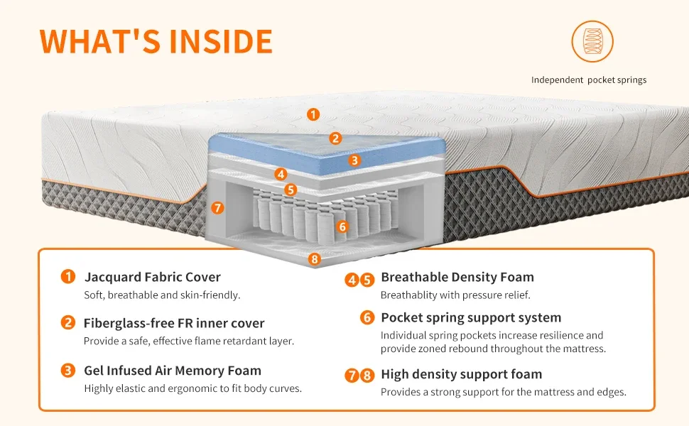 adjustable bed frame with mattress