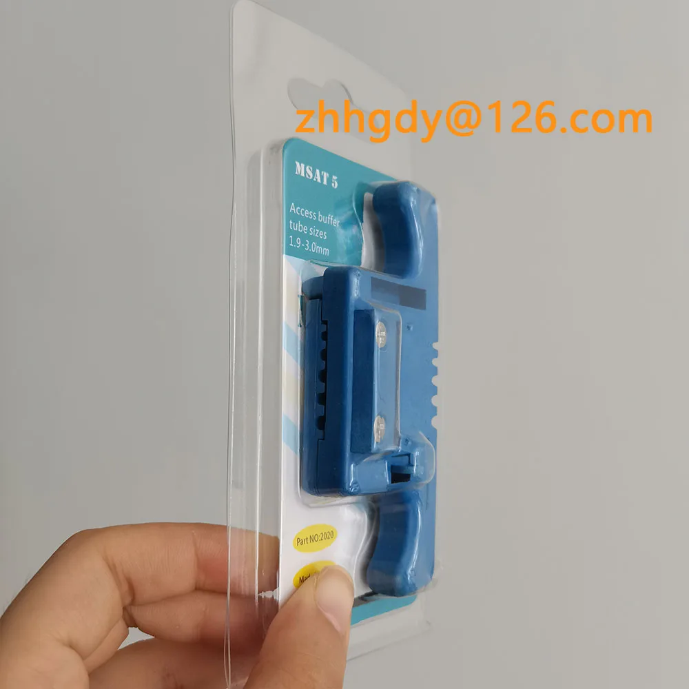 Domestic Optical Cable Ribbon Stripper, Loose Buffer, Tube Stripper Access, Replaceable Blade, MSAT-5, 1.9-3.0mm