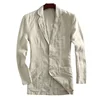 new arrival Spring autumn Jacket Linen Suit Male Thin Casual Jacket  Single Breasted blazer high quality size M L XL XXL 1