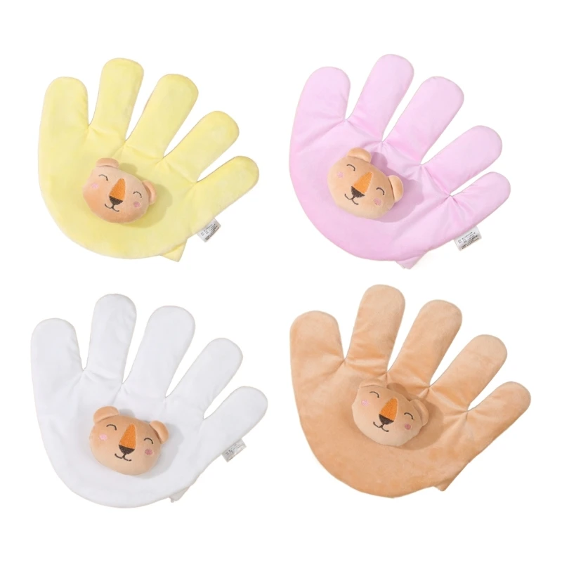 

HUYU Baby Sleep Aid Hand Cushion 28x25cm Newborn Gentle Pressure Soothing Palm Keep Calm Prevent Startles Soothing Infants