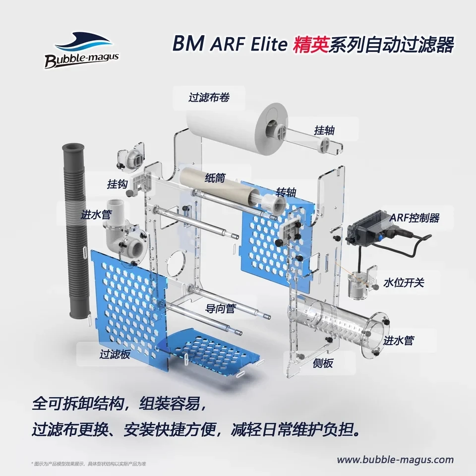 Bubble Magus ARF Elite 2025 New Version Automatic Roller Filter