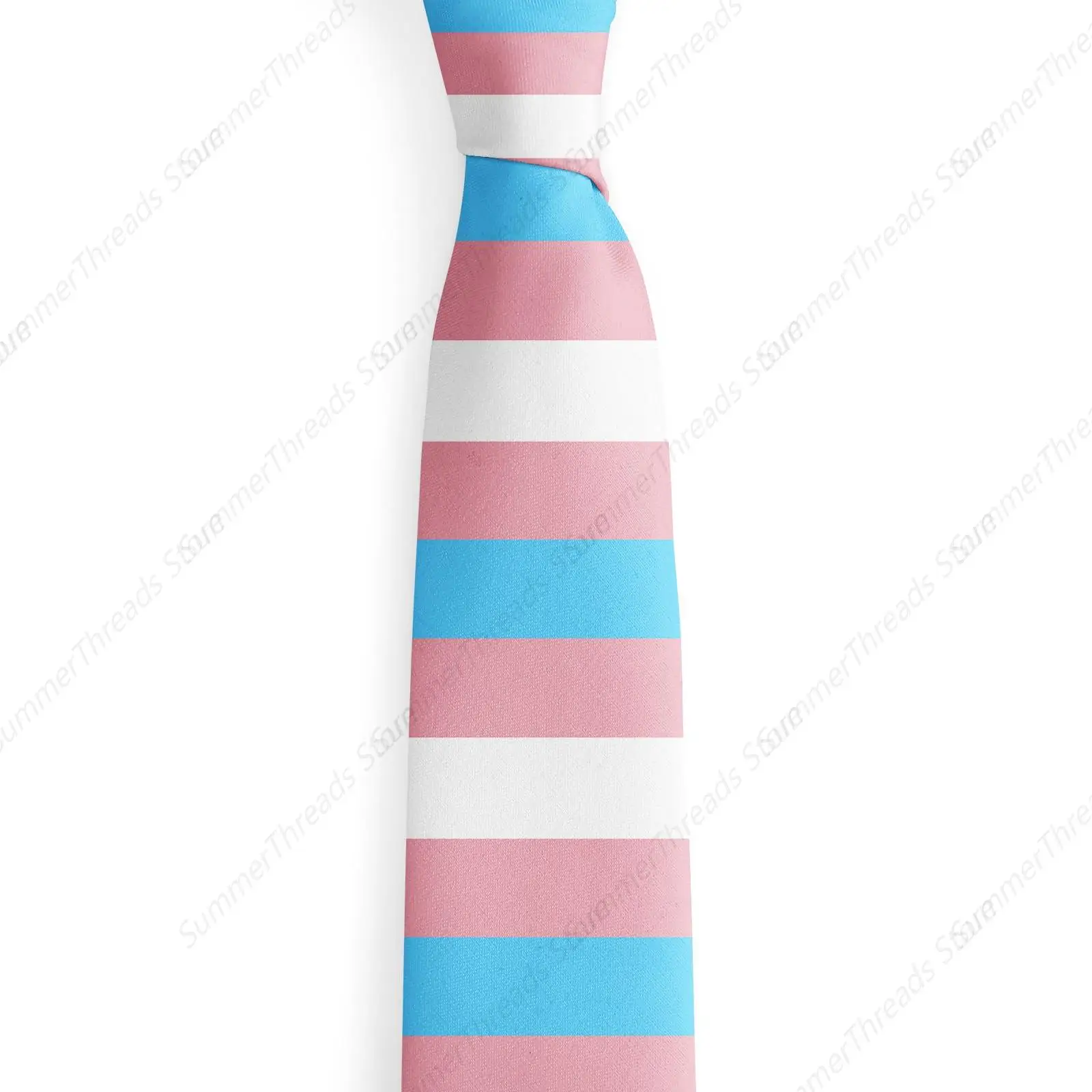 Men's Neckties Transgender Pride Print Neckties for Men Fashion Funny Tie,Novelty Neck Ties for Every Outfit Pride Day