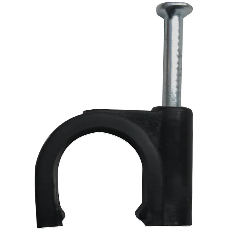 200PCS/LOT Round Square Pin-Line Plastic Clamping Cable Holder Wire Plastic Clamping Wire Clasp 4mm 6mm 8mm 10mm