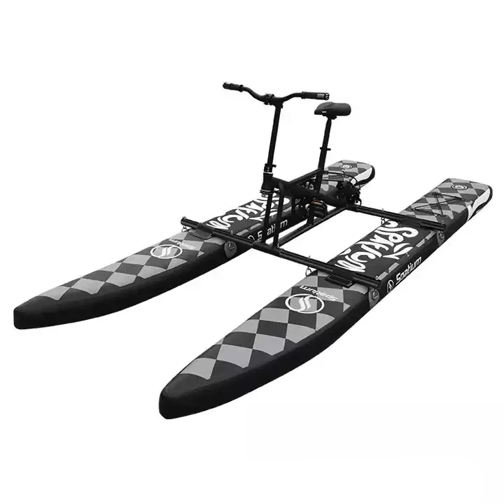 2023 New arrival Inflatable floating water bike Rides Pedal Water