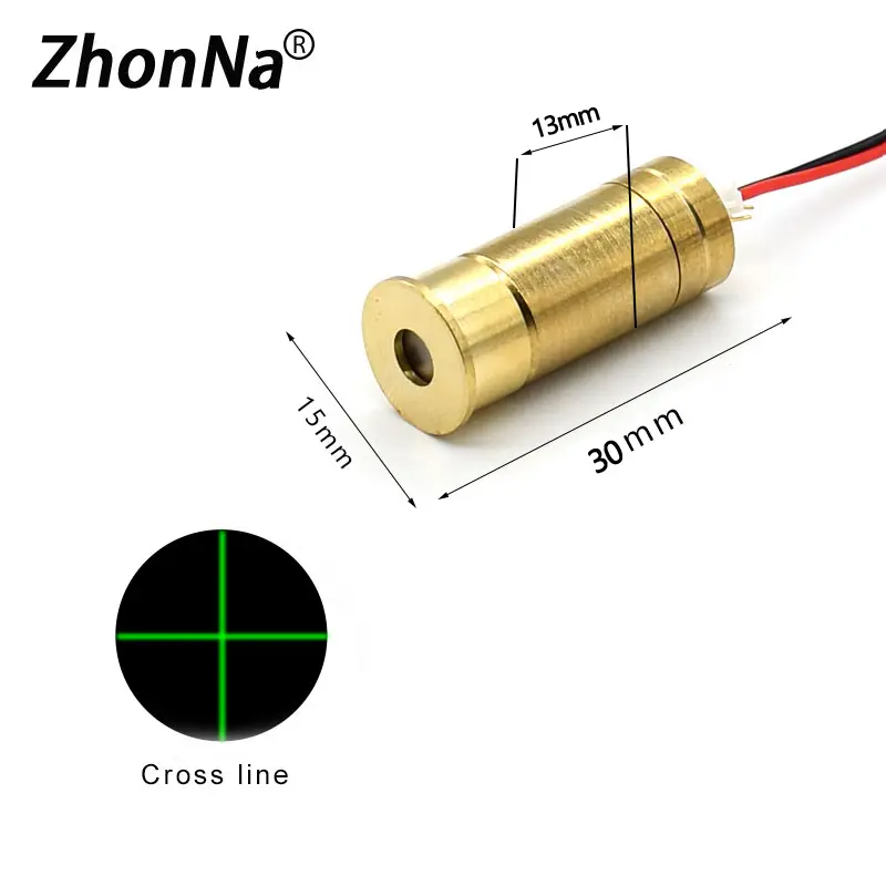 532nm45mW Green Line Laser Module DC3-5V Horizontal Cross Is Optional for Wood Stone Cutting Positioning Line Factory Direct Sal - Image 4