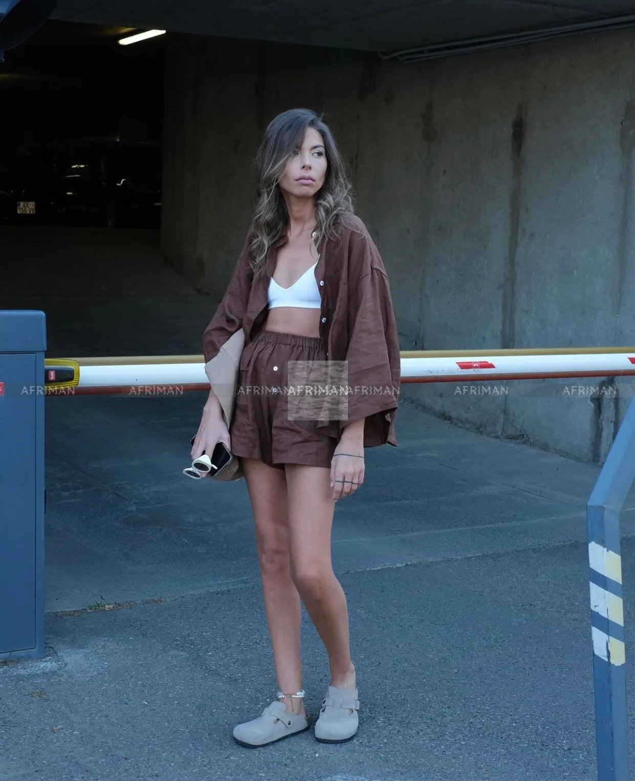 Рисунок 5 - Женский комплект из рубашки и шортов