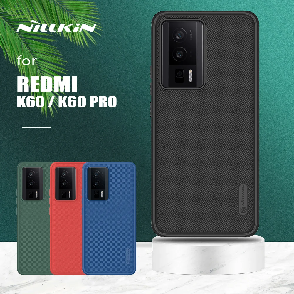 

Чехол Nillkin для Xiaomi Redmi K60 Pro, суперматовый чехол, Ультратонкий Жесткий Чехол для Xiaomi Redmi K60 / K60 Pro, матовый чехол