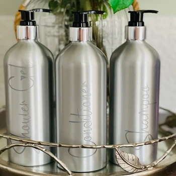 ขวดใส่โลชั่นส่วนบุคคลแบบกําหนดเองพร้อมการปรับแต่งข้อความฟรี เทคโนโลยีการพิมพ์หลายแบบ ของขวัญสําหรับครอบครัวที่สมบูรณ์แบบ 1