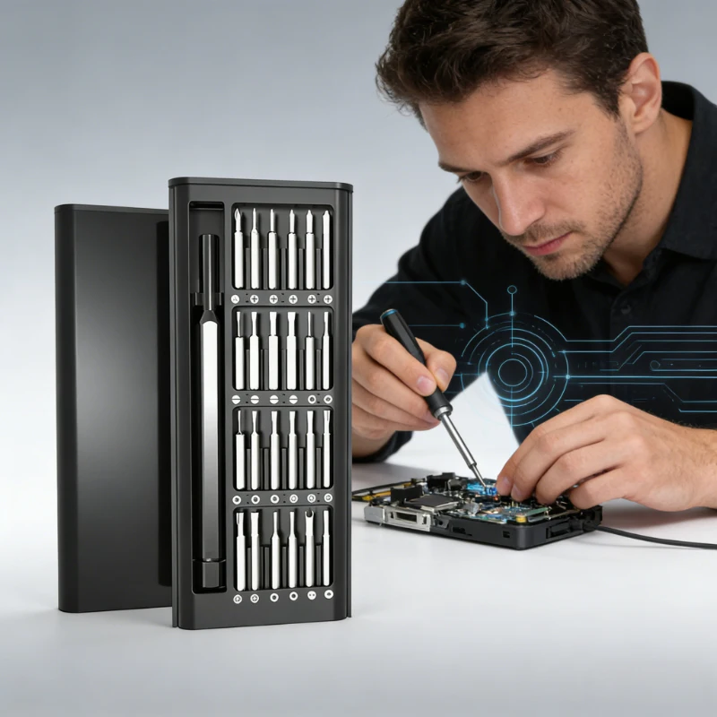 25 in 1 자석식 정밀 드라이버 세트(24비트 포함), 휴대폰, PC, 카메라용 미니 포켓 수리 도구 키트