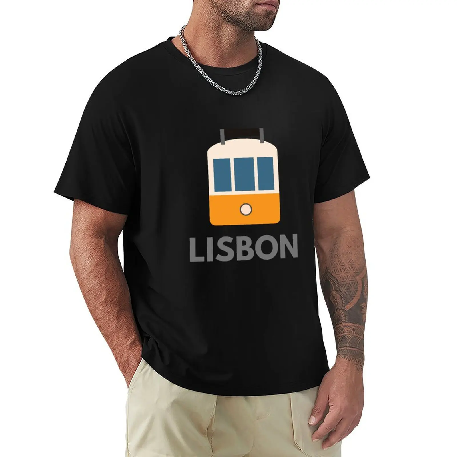 S34c5783c566147039dae6415da91c4f8h Camiseta Oversized Lisboa Tram — Personalizada Masculina Portugal