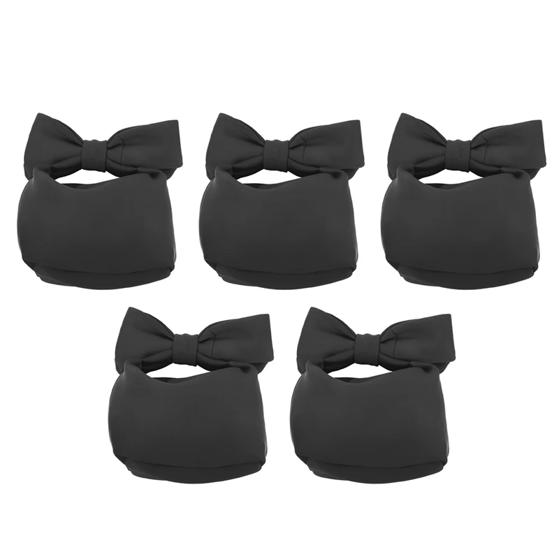 

5X Designer Women Handbags Bow Day Clutches Bag Ladies Evening Party Clutches Black Handbag Shoulder Bag(Black)