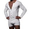2024 Spring Solid Color Tight Jumpsuit Cross-border European and American New Home Wear Long-sleeved Sexy Jumpsuit 2