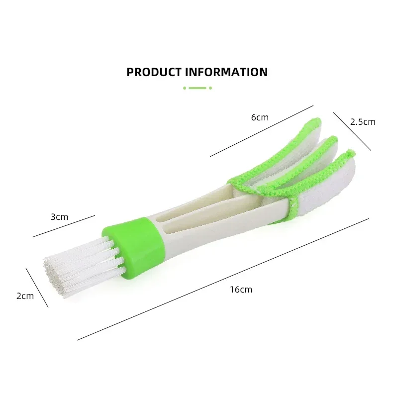 Universal Car Air Vent Cleaning Brush Interior Car Leather Detail Cleaning Brush Dust Waste Disposal Cleaning Maintenance Tool 2
