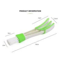 Universal Car Air Vent Cleaning Brush Interior Car Leather Detail Cleaning Brush Dust Waste Disposal Cleaning Maintenance Tool 2