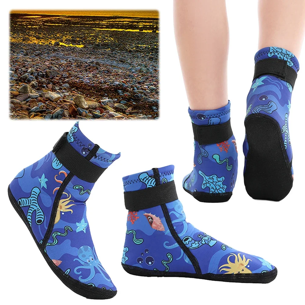 Kids Neoprene Water Socks Beach Socks Anti-slip Swimming Adjustable Toddlers Diving Keep Warm for Diving Surfing