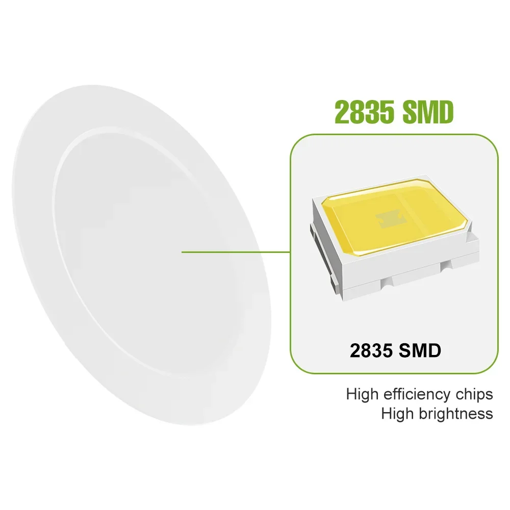 25W LED 다운라이트 실내 초박형 원형 패널 조명 220V 천장 매립형 스포트라이트 거실 침실 주방 조명