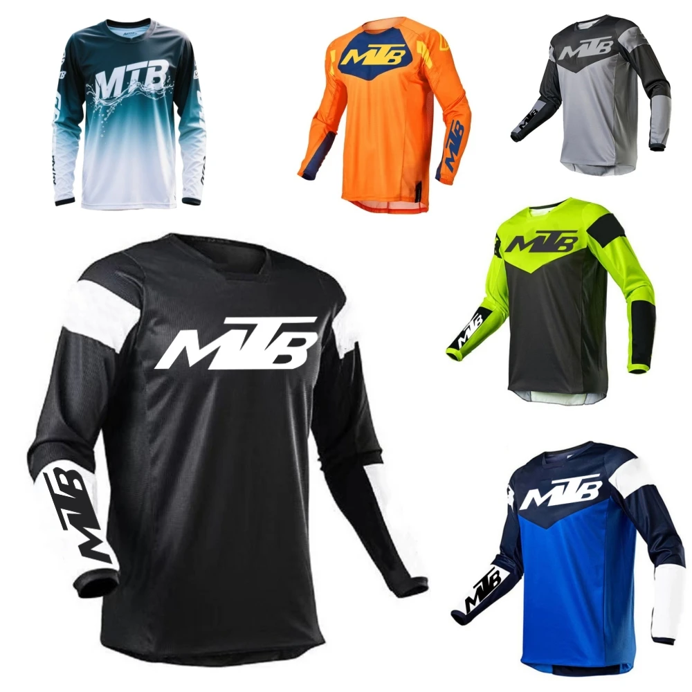 2025 Racing jersey For man's Long sleeve Motocross T-shirt SportWear Bike Enduro Motorcycle DH Moto Mountain MTB Downhill BMX 1