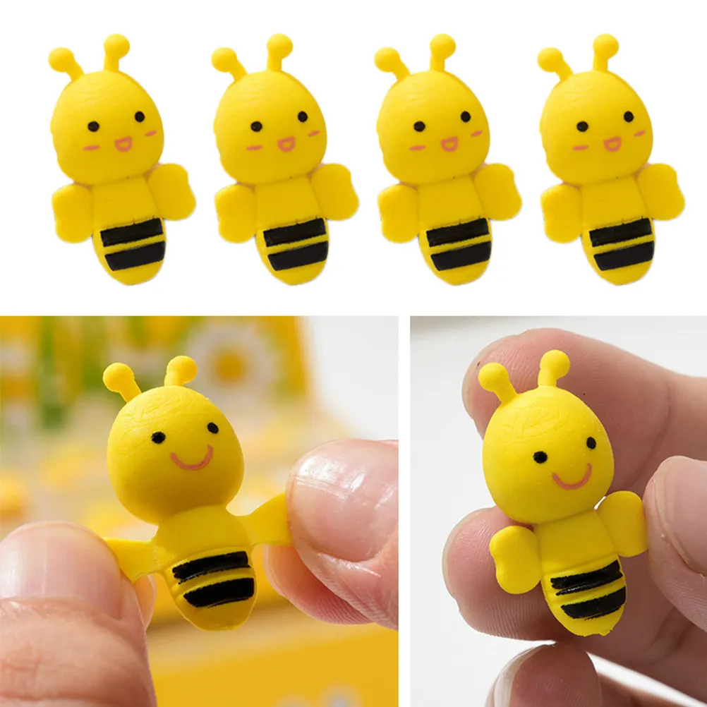 창의적인 디자인을 위한 매력적인 지우개 20개, 참신한 동물 모양