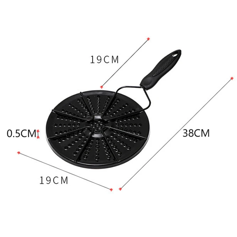 에나멜 열 디퓨저 열 전도 변환기, 유도 빠른 제상 트레이, 해동 플레이트, 가스 스토브, 19cm