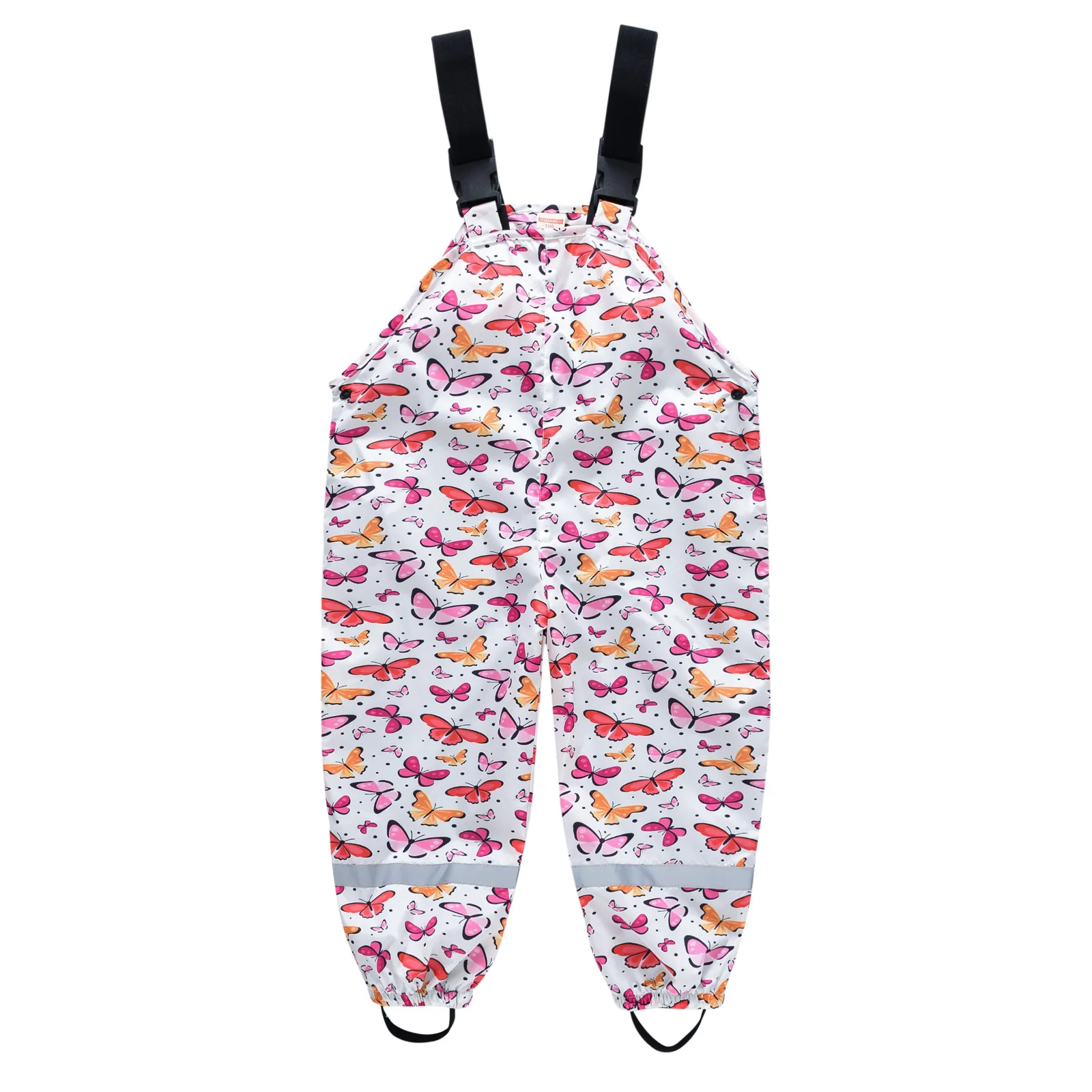 New Children's Cute Printed Straps Adjustable Suspenders Boys Girls Rain Pants