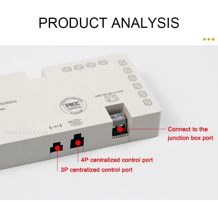 Description Picture 3 of itemDC12V Led Driver for LED under Cabinet Wardrobe Closet Light Switch good quality 36W 60W 100W Power Supply