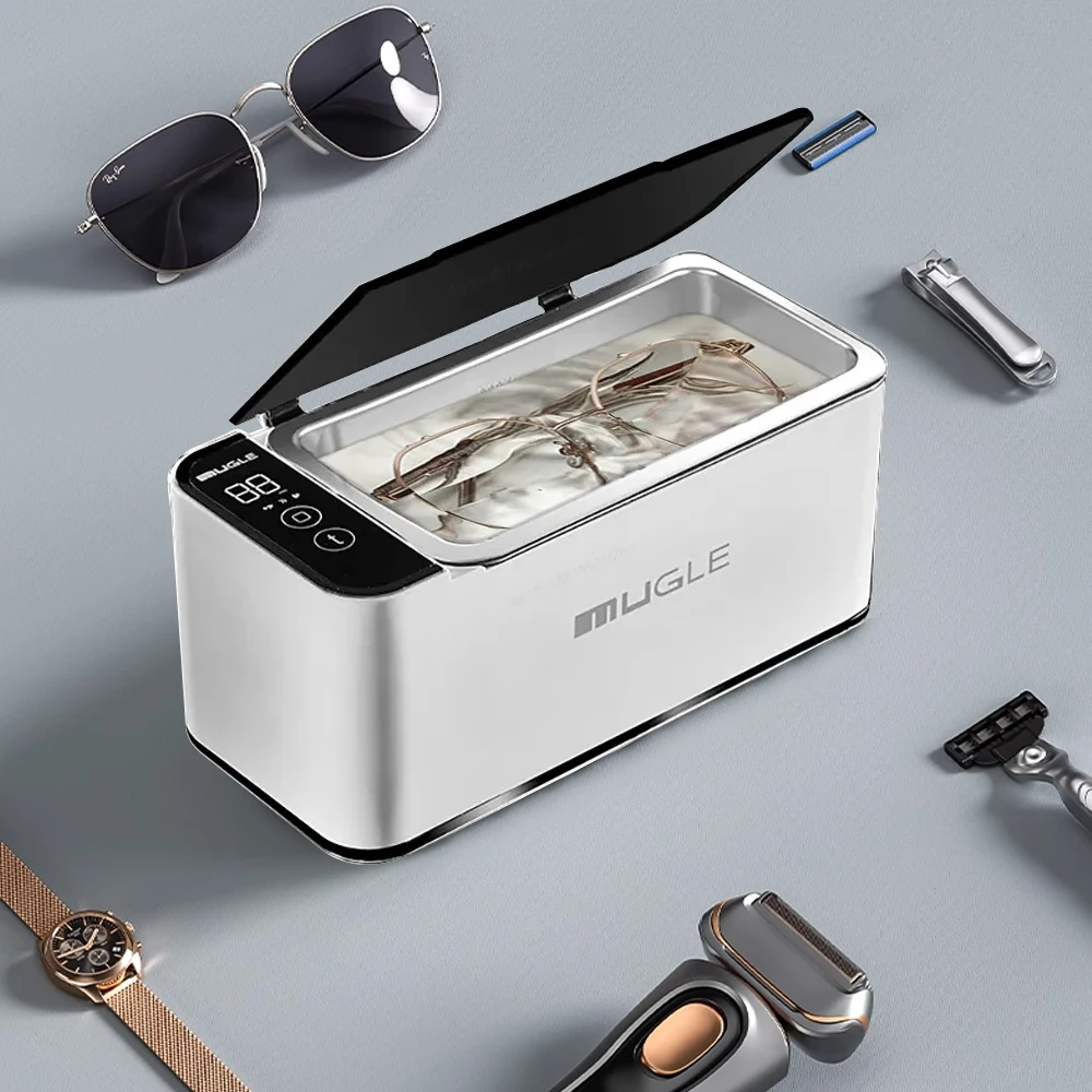 Pulitore Ad Ultrasuoni 35W Rondella Per Occhiali Bagno Ad Ultrasuoni Per Parti Di Gioielli Macchina Per La Pulizia Ad Ultrasuoni Degli Occhiali Del Ci