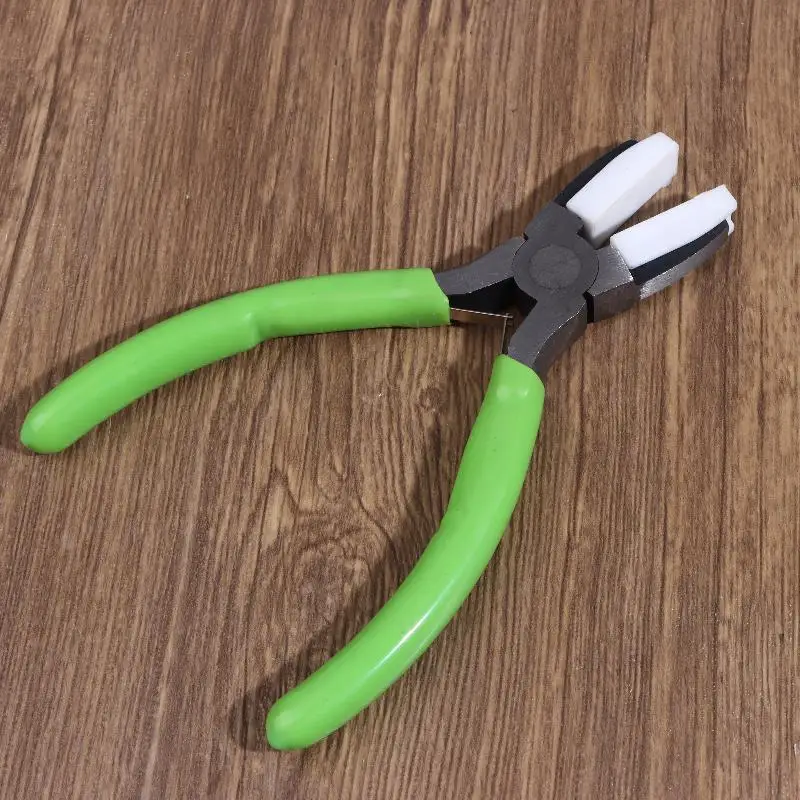 핫세일 나일론 죠 플라이어 탄소강 공예 플랫 노즈 플라이어 DIY 도구 비딩 루핑 쉐이핑 와이어 쥬얼리 제작용