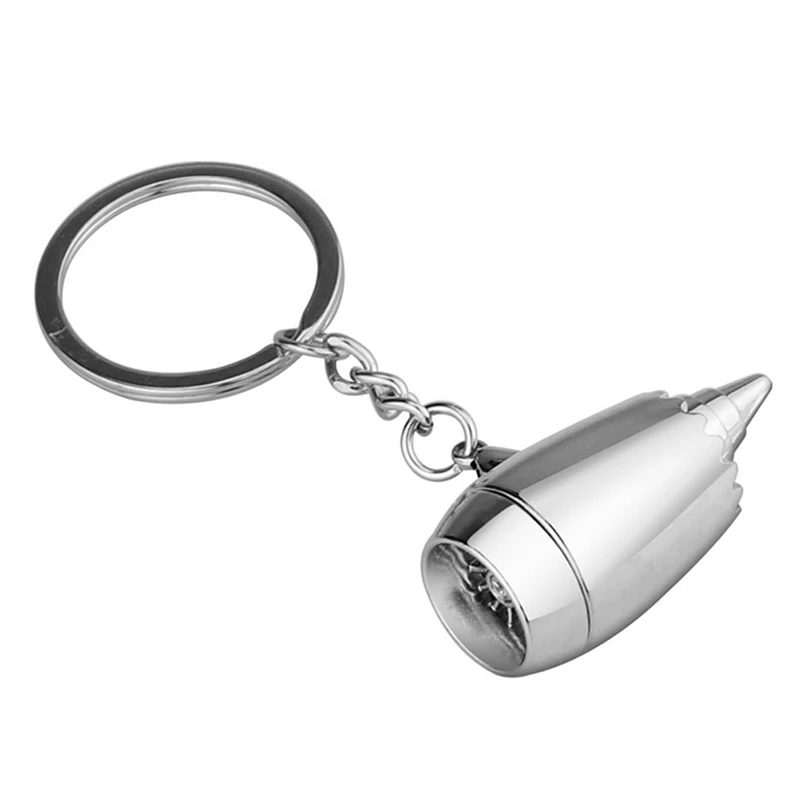 Metall Flugzeug Motor Anhänger Schlüsselanhänger Mini Jet Motor Schlüsselanhänger Geschenke Mode Männer Tasche Auto Zubehör Schlüsselanhänger – Detail 2