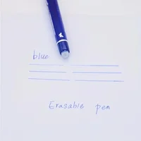 85Pcs/Set Erasable Pen Gel Pens 0.5mm Blue/Black ink Refills Rod Washable Handle School Writing Office Kawaii Stationery Gel Pen 2
