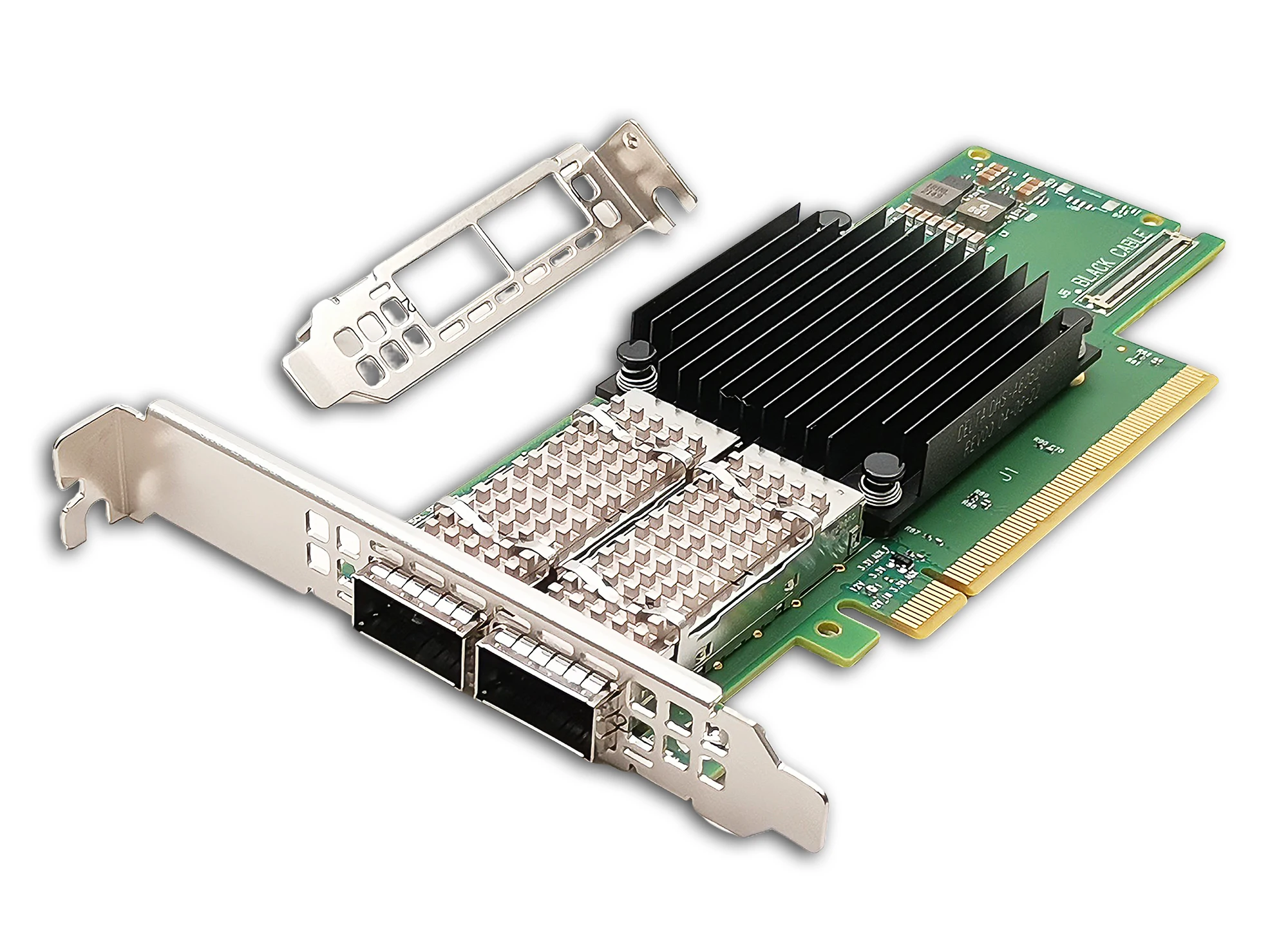 Mellanox ConnectX-6 MCX653106A-ECAT 인피니밴드 이더넷 어댑터 카드 (HDR100, EDR IB 및 100GbE), 2 * QSFP56 포트 PCIe x16, 100Gbps, 신제품
