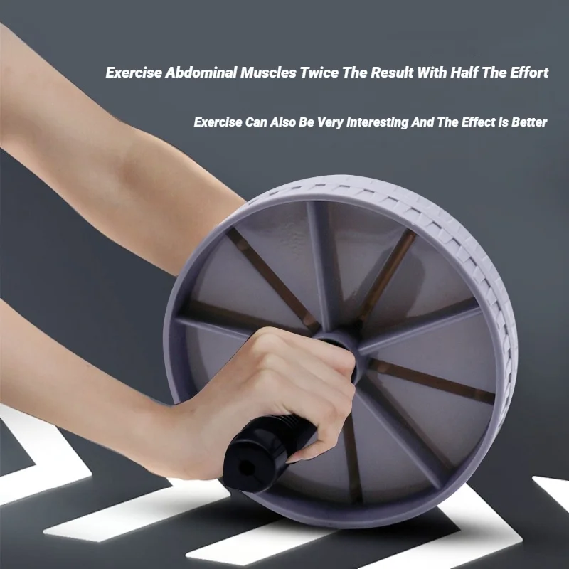Abdominal wheel Abdominal Wheel Strong Load Bearing Non-Slip Roller Strengthen Muscle Exercise Equipment Fitness Training Home Use Silent