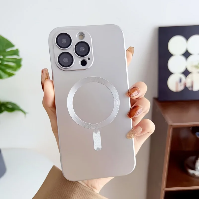 Magnetic Metallic Camera Lens Protector For Iphone Pro Max Series_voghion.com